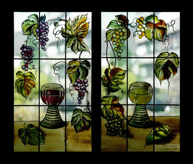 Fenster Weingut | Entwurf: Wiltrud Vogt